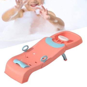 Składane łóżko do mycia włosów Fotel salonowy z poręczą Head Hair Pink