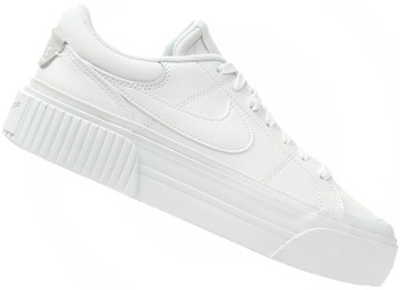 Buty NIKE COURT LEGACY LIFT Damskie białe sneakersy platformy