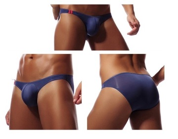 SEXY GRANATOWE DELIKATNE SLIPKI SOFT XXL