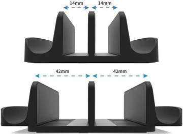 Алюминиевая подставка СЕРЫЙ VAZIO для ноутбука MacBook Tablet iPad 4 СЛОТА (N17-4-G)