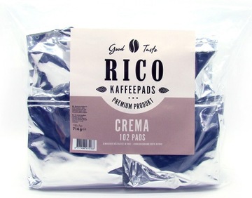 Кофе в пакетиках Rico Kaffee Premium CREMA - 102 подушечки в пакетиках Senseo