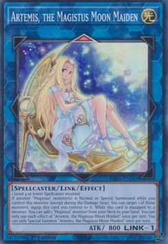Yu-Gi-Oh! TCG: Artemis, the Magistus Moon Maiden (V.1) (RA01)