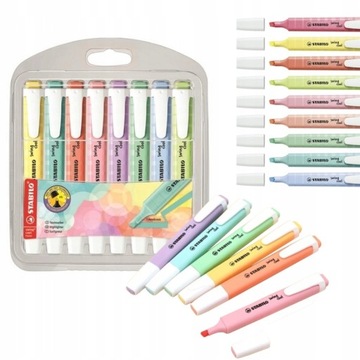 .Stabilo Swing Cool Pastel Хайлайтер, 8 цветов