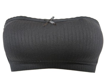 BIUSTONOSZ super TOP bandeau bez ramiączek M/L greenice
