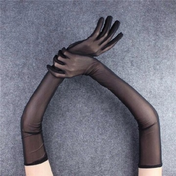 Czarne puste przezroczyste długie ręka czarn