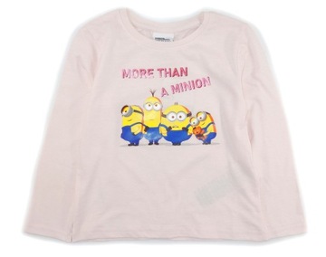 MINIONKI BLUZKA DZIEWCZĘCA DŁUGI RĘKAW minions 122