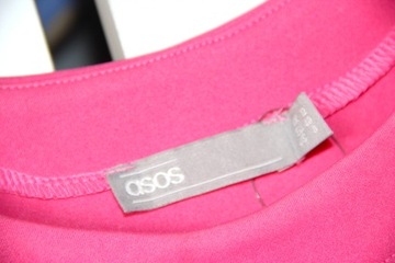 Asos różowa róż sukienka neonowa 40 L 38 m s 36