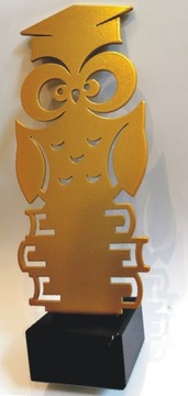 ФИГУРКА Статуэтка ШКОЛА ЗНАНИЙ СОВА, гравировка