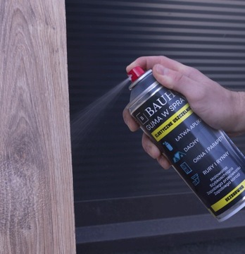 BAUHUS Бесцветный резиновый распылитель для оконных кровельных труб, 400 мл, матовый