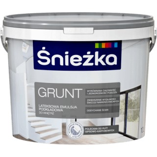 Śnieżka Grunt biały farba gruntująca 5 l