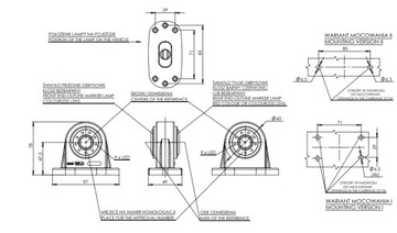 СВЕТОДИОДНЫЙ ГАБАРИТНЫЙ ФОНАР WAŚ DIODE 507I