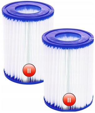 2x Filtr do pompy basenowej Bestway 58386 oraz 58383 TYP II 2 Wkład Filtra