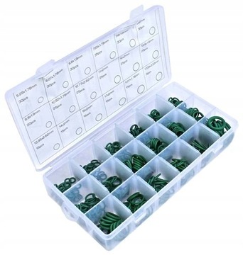 ZESTAW ORINGÓW DO KLIMATYZACJI ORINGI ZIELONE 420