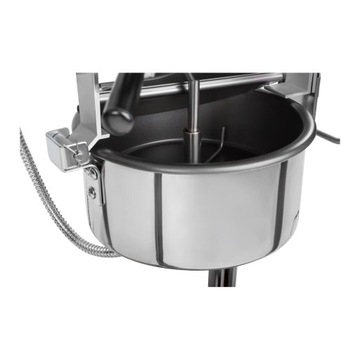 Профессиональный аппарат для попкорна на тележке с РЕТРО-подсветкой, 88 л, 1600 Вт