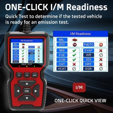 Skaner OBD2 Dane w czasie rzeczywistym Profesjonalny mechanik Narzędzie
