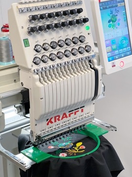 KRAFT KF-CT1501H ВЫШИВАЛЬНАЯ МАШИНА 1 ГОЛОВКА 15 ЦВЕТОВ.