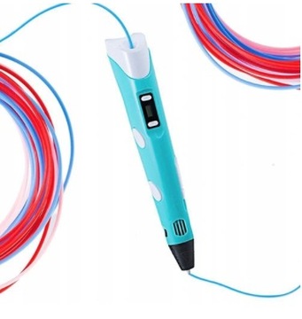 ПРИНТЕР 3D PEN 2 + КАРТРИДЖИ + НАБОР ВЫРАБОТОК КНИГ