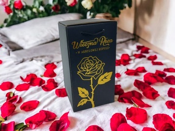 ВЕЧНАЯ РОЗА В СТЕКЛЕ В КУПОЛЕ СВЕТЯЩАЯСЯ НА ДЕНЬ ВАЛЕНТИНА СВЕТОДИОДНАЯ ПОДАРОЧНАЯ КОРОБКА