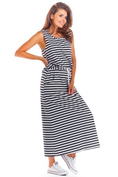 ДЛИННАЯ ЮБКА МАКСИ В ПРЯМУ ПОЛОСКУ