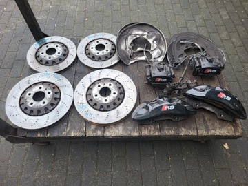 ZACISKI TARCZE HAMULCOWE SWAP RS4 RS5 F5 8W 375 MM 330MM
