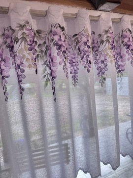FIRANA ZAZDROSTKA żakardowa 50 cm Wisteria