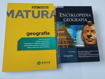 MATURA 2024 x2 GEOGRAFIA Repetyt Encyklopedia GREG Egzamin Liceum Technikum