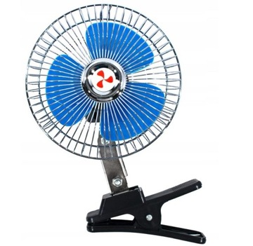 МОЩНЫЙ АВТОМОБИЛЬНЫЙ ВЕНТИЛЯТОР 12 В ДЛЯ АВТОМОБИЛЯ С ВИНТАМИ ДЛЯ ЗАЖИМА РЕШЕТКИ