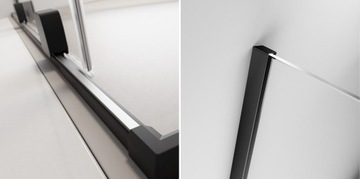 RADAWAY Furo Black DWJ 140x200 ПРАВЫЕ черные двери