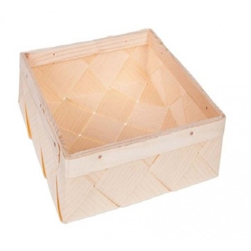 Koszyk z łuby sosnowej 25x25x8