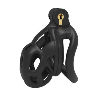 PAS CNOTY KLATKA NA PENISA CZARNA BDSM FEMDOM S
