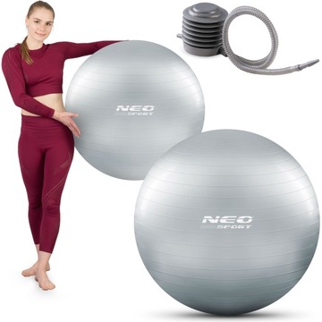 DUŻA PIŁKA DO ĆWICZEŃ FITNESS 75cm GIMNASTYCZNA