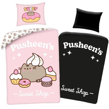 Pościel świecąca PUSHEEN Komplet pościeli Kot Kotek 140 x 200 cm