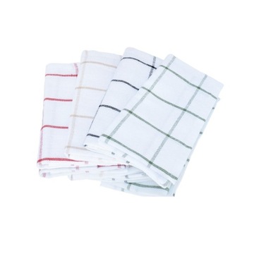 4x ПОЛОТЕНЦА СУХИЕ ТКАНИ ХЛОПКОВЫЕ КУХОННЫЕ ПОЛОТЕНЦА