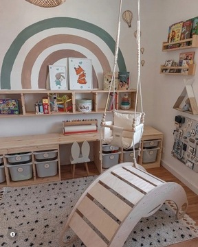 Шезлонг Bujaczek Plush HEath KIDABOO BELT CE HEath Качели для ребенка