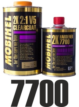 Лак Mobihel Прозрачный 2K V5 AS 2:1 1,5л с отвердителем 7750