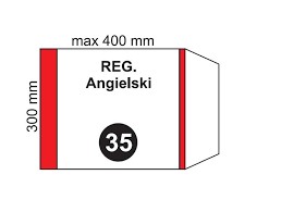 okładka szkolna regul. wys.30cm nr 35, 3 szt