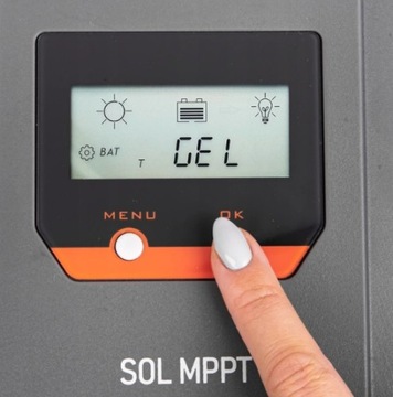 КОНТРОЛЛЕР СОЛНЕЧНОЙ ЗАРЯДКИ SOL MPPT 20A с Bluetooth