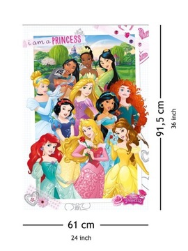 Принцессы Диснея - постер 61х91,5 см