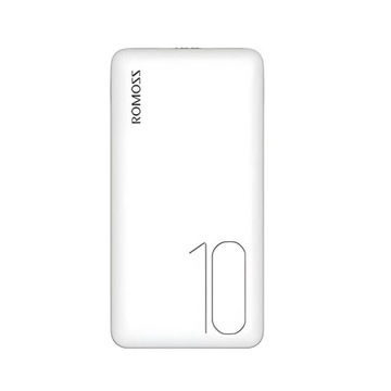 ROMOSS SZYBKI POWERBANK 10000MAH 2X USB-A USB-C 10W LED Z KABLEM MICRO USB
