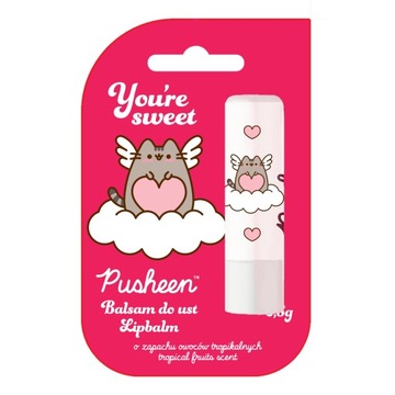 PUSHEEN Pomadka Ochronna Pusheen Walentynka Chmurka 3,9g