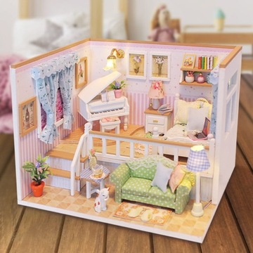 Miniaturowy domek Dla Ciebie Zestaw kreatywny Domek DIY