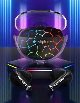 Черные беспроводные наушники, микрофон + PowerBank