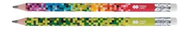 Треугольный карандаш Jumbo для обучения письму 2B PIXI Happy Color