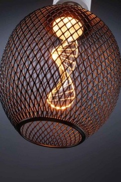 Paulmann LED Metallic Glow Glob Helix E27 3.5W 1800K - черный