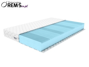 Materac 140x190 15cm Aż 30kg/m3 7STREF Pokr PIK H3