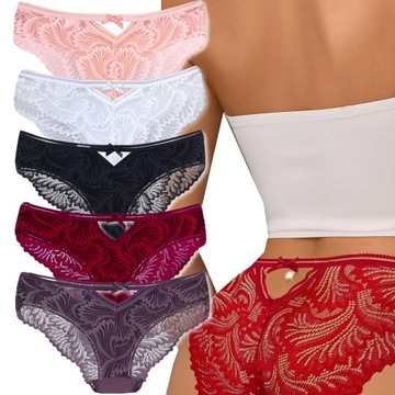 5 КРАСИВЫХ ЧУВСТВЕННЫХ ТРУСОВ ЖЕНСКИЕ ТРУСЫ С КРУЖЕВОМ #L