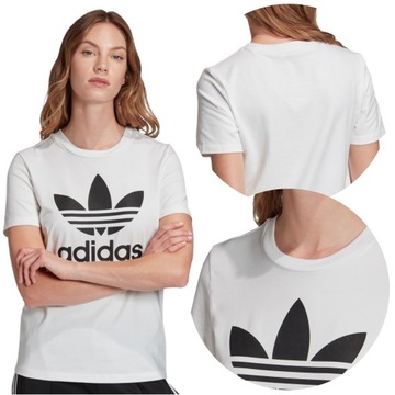 ADIDAS KOSZULKA DAMSKA T-SHIRT SPORTOWY BAWEŁNA 34