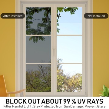 ЭЛЕКТРОСТАТИЧЕСКАЯ ФОЛЬГА СОЛНЦЕЗАЩИТА