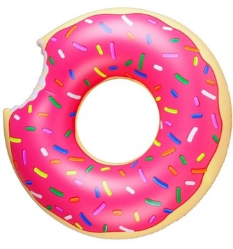 KOŁO DO PŁYWANIA PĄCZEK DONUT MATERAC PONTON 60CM