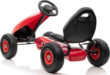 ГОКАРТ С ПЕДАЛЯМИ, НАДУВАННЫЕ КОЛЕСА, ТОРМОЗА